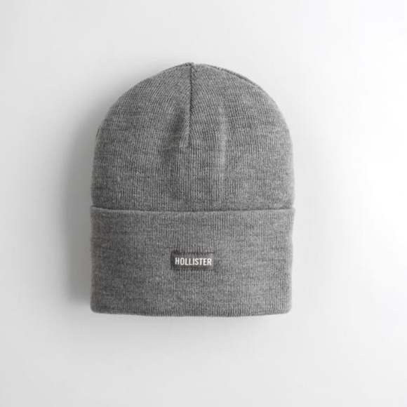 Grey Hollister Beanie | Poshmark